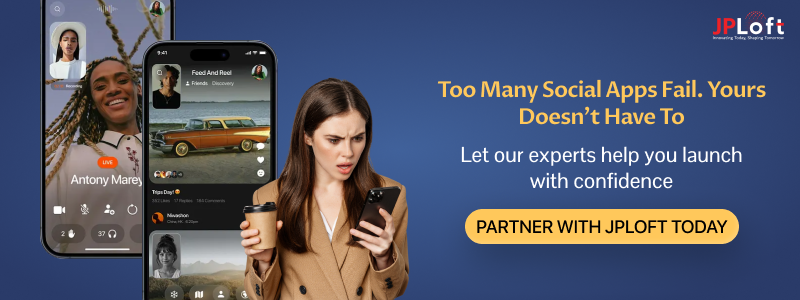 Create a seocial Media App CTA